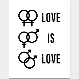 LOVE IS LOVE Posters and Art